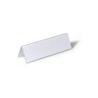 DURABLE 8052-19 Tafelnaambordjes 65x210mm (pak 25 stuks)