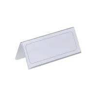 DURABLE Tafelnaambordje 63 x 150 mm Transparant