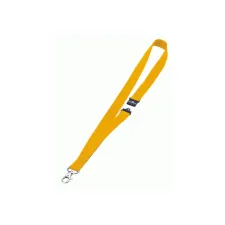 DURABLE Textielkoord met veiligheidssluiting geel 44 cm (pak 10 stuks) DURABLE Textielkoord met veiligheidssluiting geel 44 cm (pak 10 stuks)