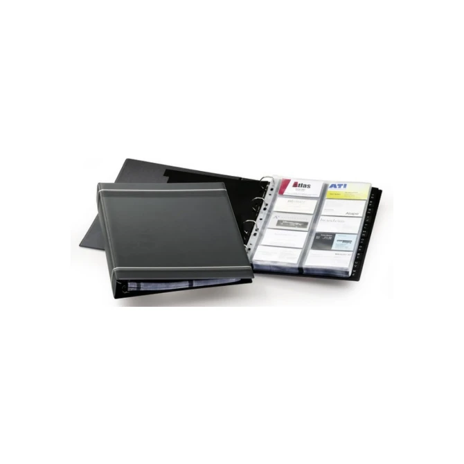 Durable Visifix® A4-visitekaartjeshouder A4 Insteekhoezen 57 x 90 mm Zwart Durable Visifix® A4-visitekaartjeshouder A4 Insteekhoezen 57 x 90 mm Zwart