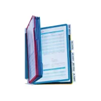 DURABLE Wandhouder Vario Inclusief 10 gekleurde zichtpanelen