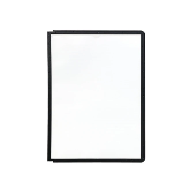 DURABLE Zichtpaneel Sherpa® Zwart (doos 2 x 5 stuks) DURABLE Zichtpaneel Sherpa® Zwart (doos 2 x 5 stuks)