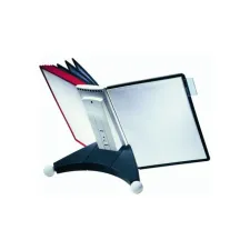 DURABLE Zichtpaneelhouder Sherpa® Display Inclusief 10 zichtpanelen rood/zwart