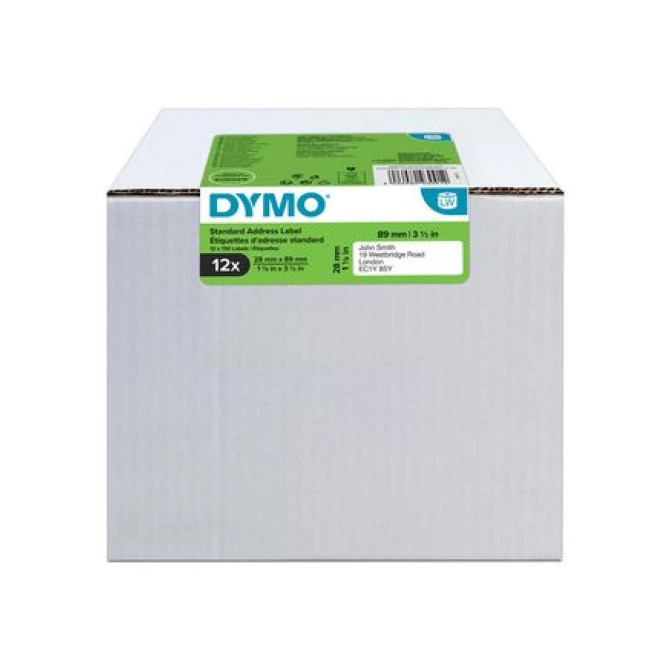 DYMO 99010 Etiket 28 x 89 mm (pak 12 rollen)