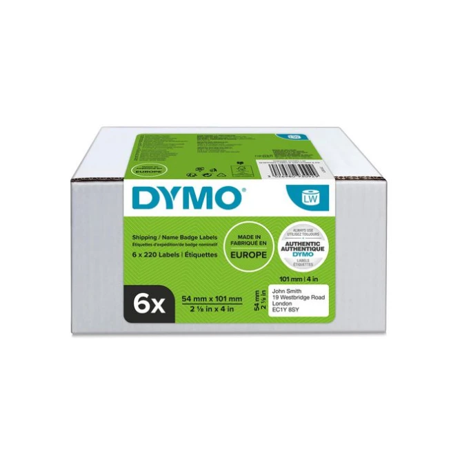 DYMO 99014 Etiket 54 x 101 mm (pak 6 rollen)