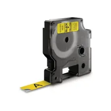 DYMO D1 Labelcassette 12 mm x 7 m Zwart op Geel DYMO D1 Labelcassette 12 mm x 7 m Zwart op Geel