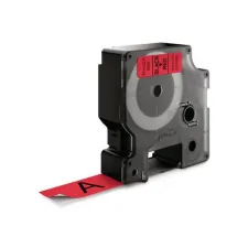 DYMO D1 Labelcassette 19 mm x 7 m Zwart op Rood DYMO D1 Labelcassette 19 mm x 7 m Zwart op Rood