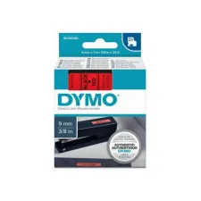 DYMO D1 Labelcassette 9 mm x 7 m Zwart op Rood DYMO D1 Labelcassette 9 mm x 7 m Zwart op Rood