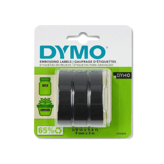 DYMO Dymo S0847730 reliëftape wit op zwart multipack (origineel)