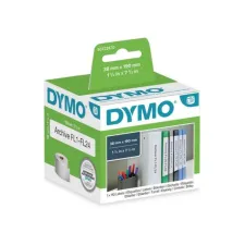 DYMO LW Ordnerlabels Papier 38 x 190 mm Zwart op Wit (rol 110 stuks)