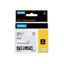 DYMO Rhino tape 12 mm wit vinyl DYMO Rhino tape 12 mm wit vinyl