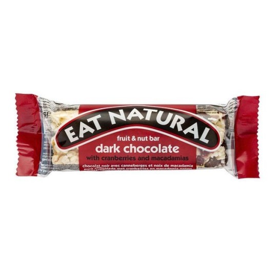 EAT NATURAL Repen Eat Natural chocolade puur 45gr (doos 12 stuks)