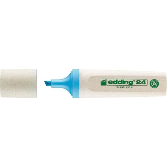 EDDING EcoLine 24 Markeerstift Beitelvormige Punt 2 - 5 mm Blauw (doos 10 stuks)