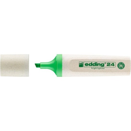 EDDING EcoLine 24 Markeerstift Beitelvormige Punt 2 - 5 mm Groen (doos 10 stuks)
