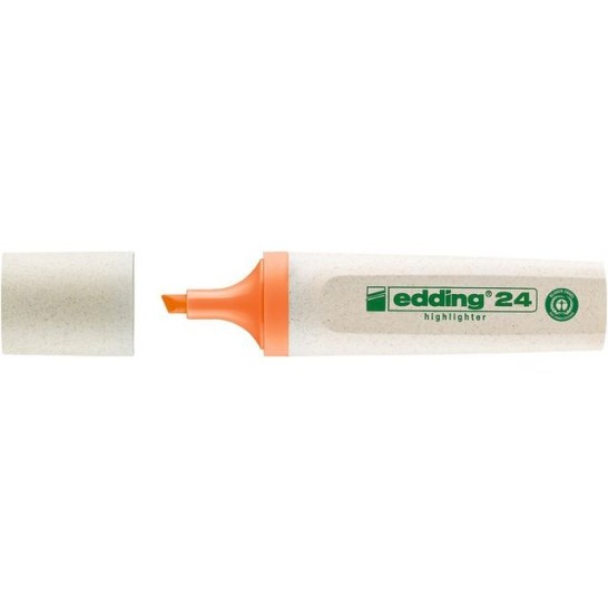 EDDING EcoLine 24 Markeerstift Beitelvormige Punt 2 - 5 mm Oranje (doos 10 stuks)