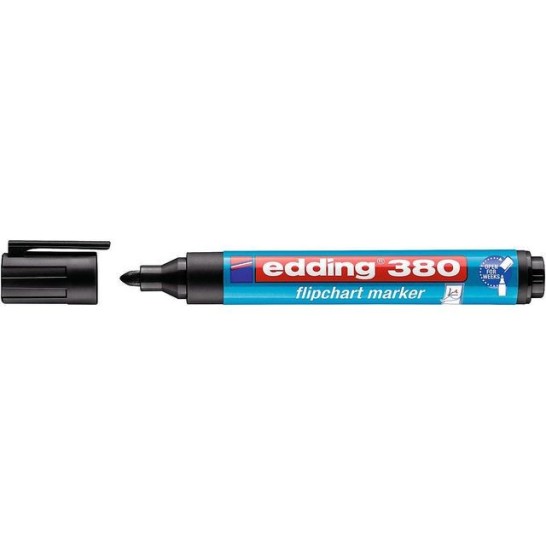 EDDING Flipover marker 380 15 - 3 mm zwart (pak 10 stuks)