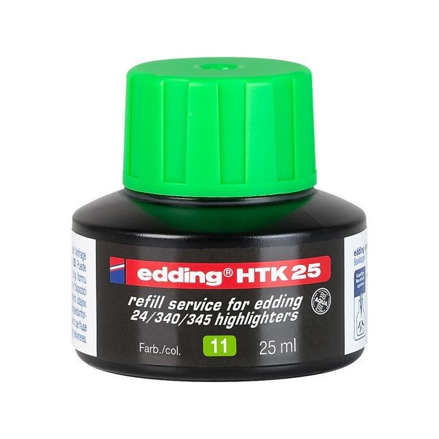 Inkt Edding tekstm HTK-25 groen 25ml