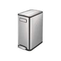 EKO Afvalbak Ecofly recycle 20+20L mat RVS