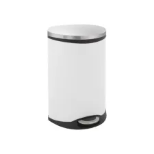 EKO Pedaalemmer 44 liter wit mat RVS EKO Pedaalemmer 44 liter wit mat RVS
