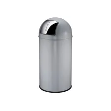 EKO Pushcan 40L afvalbakmat/chroom EKO Pushcan 40L afvalbakmat/chroom