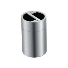 EKO Recycling afvalbak 2x60L aluminium EKO Recycling afvalbak 2x60L aluminium