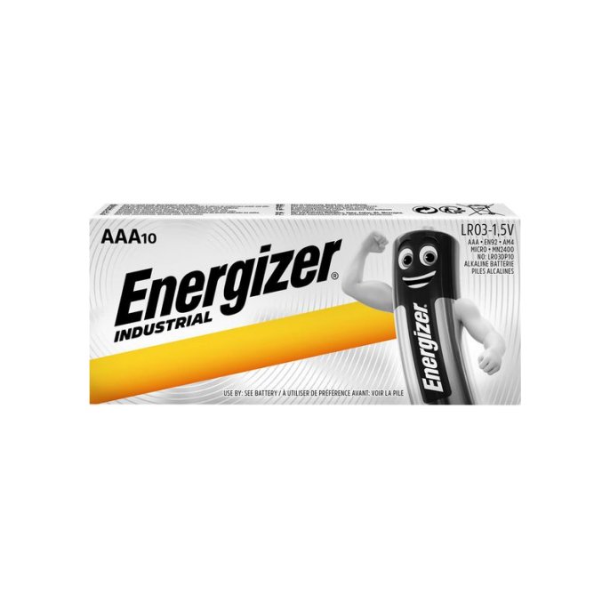 ENERGIZER Industrial AAA batterijen 1.5 V (pak 10 stuks) ENERGIZER Industrial AAA batterijen 1.5 V (pak 10 stuks)