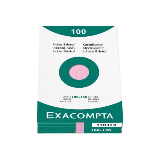 EXACOMPTA EXACOMPTA - registratiekaart (pak van 100) (pak 100 stuks)