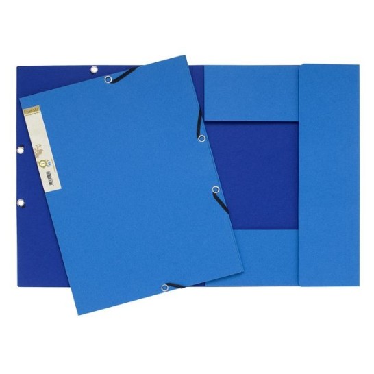 EXACOMPTA Elastomap Forever 2-kleurig karton A4 380 g/m² blauw (pak 25 stuks)