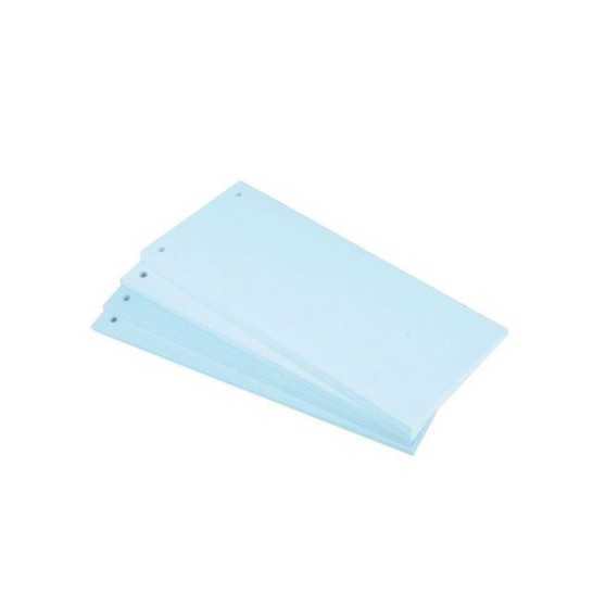 EXACOMPTA FOREVER Tabbladen Met Perforatie Karton 180g Lichtblauw (pak 100 stuks)
