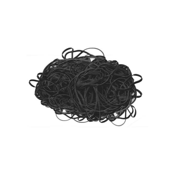 Elastiek 102 x 3 mm Zwart (pak 1000 gram) Elastiek 102 x 3 mm Zwart (pak 1000 gram)
