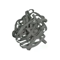 Elastiek 250 x 12 mm Grijs