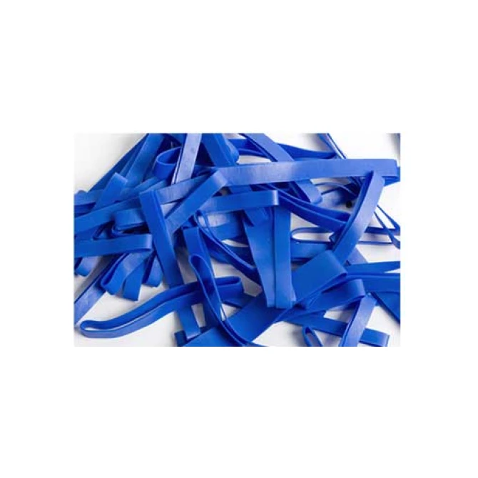Elastiek latexvrij blauw (500 stuks)