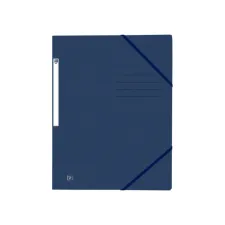 Elastomap Oxford A4 karton donkerblauw