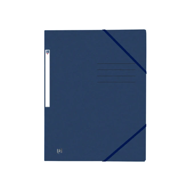 Elastomap Oxford A4 karton donkerblauw