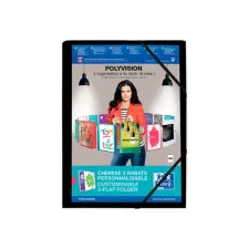 Elastomap Oxford Poly A4 zwart