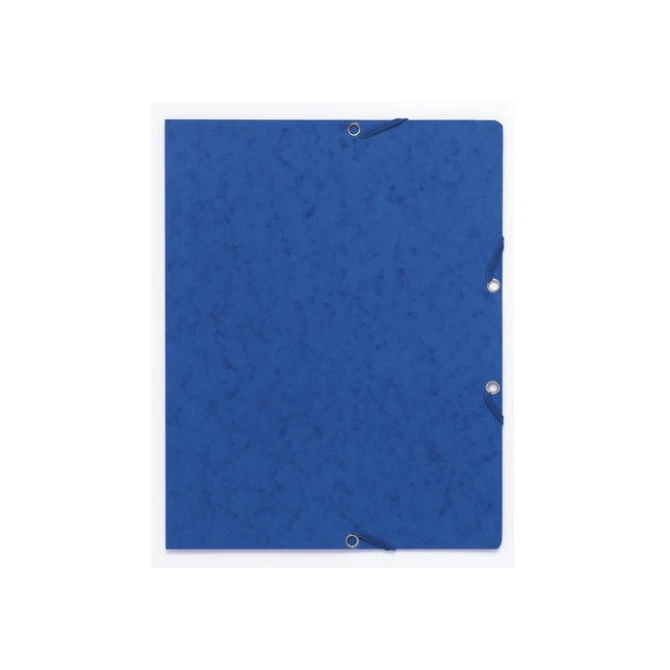 Elastomap zonder kleppen A4 Karton Blauw (pak 10 stuks)