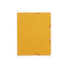 Elastomap zonder kleppen A4 Karton Geel (pak 10 stuks)