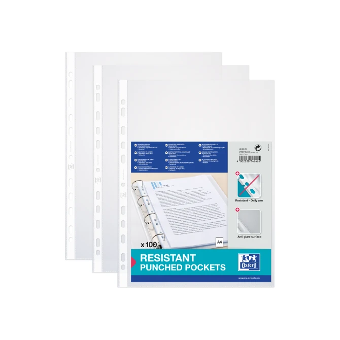 elba A4 Showtas PP 80 micron 11-gaats Transparant (pak 100 stuks)