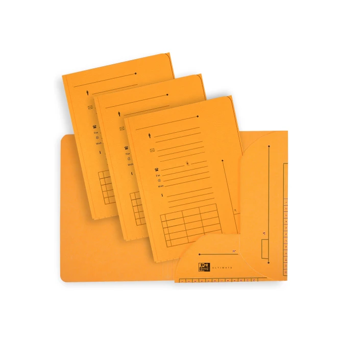 ELBA Dossiermap Ultimate® A4 geel (pak 25 stuks)