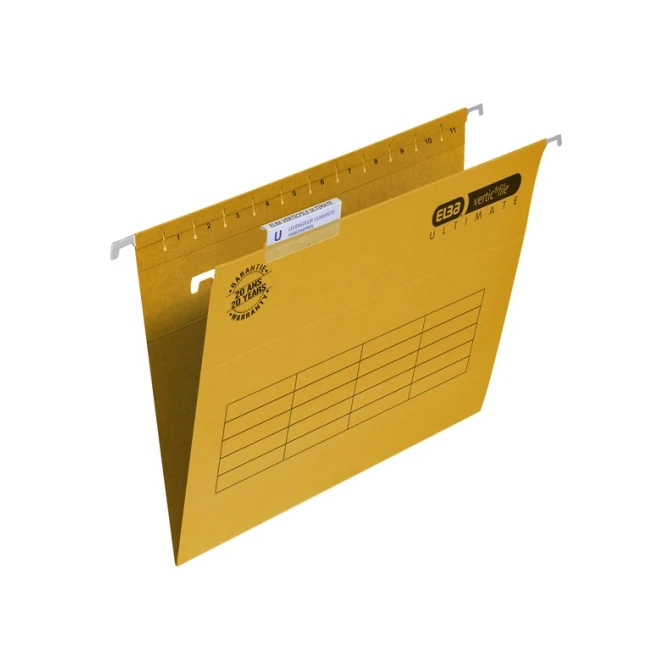 Hangmap Verticfile Ultimate® Verticaal A4 v-bodem geel Hangmap Verticfile Ultimate® Verticaal A4 v-bodem geel