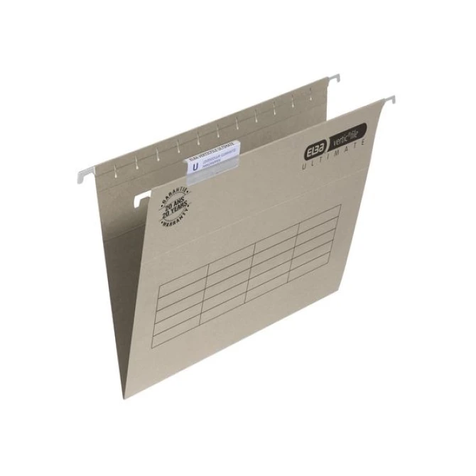 elba Hangmap Verticfile Ultimate® Verticaal A4 v-bodem grijs (doos 25 stuks) elba Hangmap Verticfile Ultimate® Verticaal A4 v-bodem grijs (doos 25 stuks)