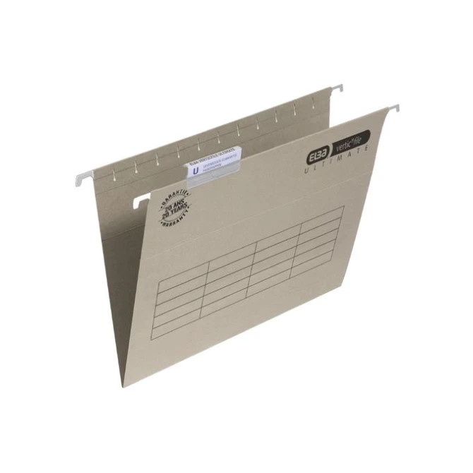elba Hangmap Verticfile Ultimate® Verticaal folio v-bodem grijs (doos 25 stuks) elba Hangmap Verticfile Ultimate® Verticaal folio v-bodem grijs (doos 25 stuks)