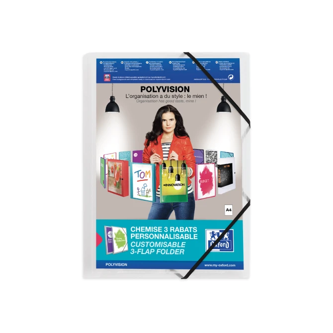 elba Polyvision Elastomap A4 Transparant