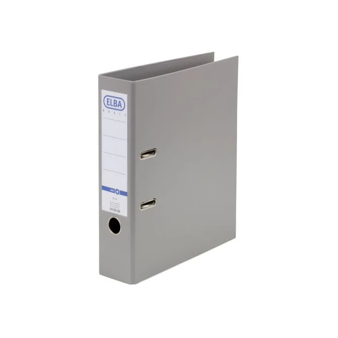 elba SmartPro+ Ordner A4 Rugbreedte 80 mm PP Grijs