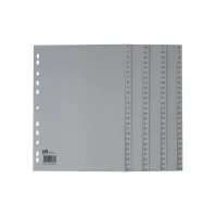 elba Tabblad A4 1-100 PP Grijs (set 100 stuks) elba Tabblad A4 1-100 PP Grijs (set 100 stuks)