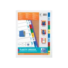 elba Tabbladen gekleurd kunststof 11 rings A4 bedrukte tabs 1-10 elba Tabbladen gekleurd kunststof 11 rings A4 bedrukte tabs 1-10