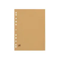 elba Touareg A4 Tabbladen 11-rings Perforatie Karton Onbedrukt Beige elba Touareg A4 Tabbladen 11-rings Perforatie Karton Onbedrukt Beige