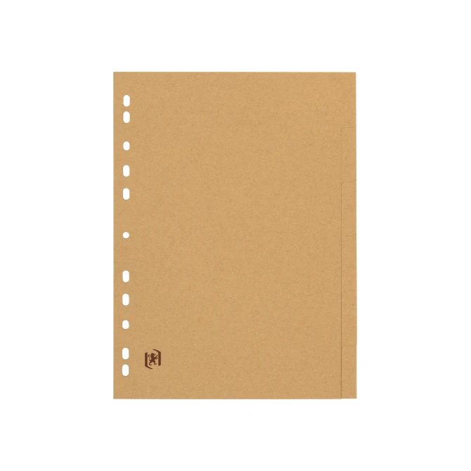 elba Touareg A4 Tabbladen 11-rings Perforatie Karton Onbedrukt Beige