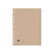 elba Touareg A4 Tabbladen 11-rings Perforatie Karton Onbedrukt Beige (set 12 vel) elba Touareg A4 Tabbladen 11-rings Perforatie Karton Onbedrukt Beige (set 12 vel)