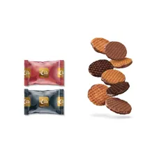 Elite Hollands Chocolade Stroopwafel Mix (1 pak x 120 stroopwafels) Elite Hollands Chocolade Stroopwafel Mix (1 pak x 120 stroopwafels)